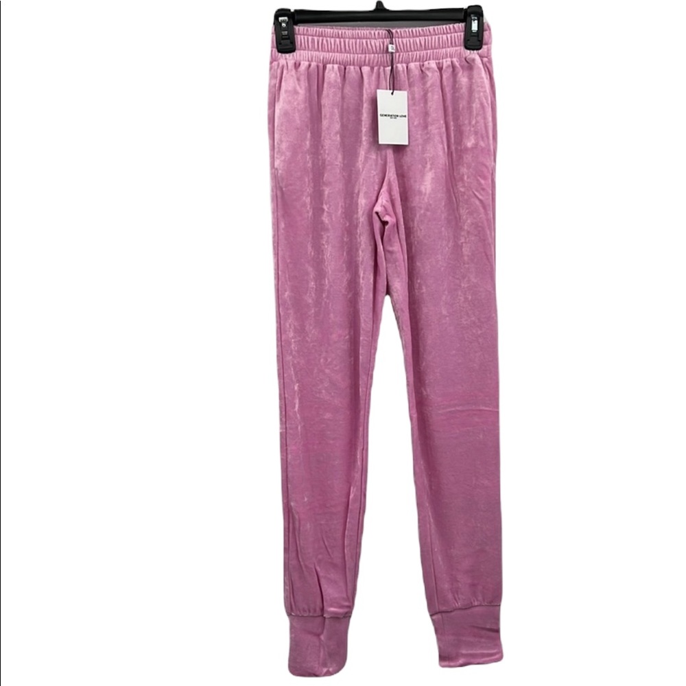 🆕Generation Love Bubblegum Pink Soft Ivy Joggers Loungers Track Choose Love - Picture 1 of 12